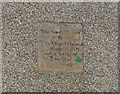 Stone Plaque, former Chapel on High Street, Whixley