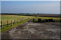 Farm track towards the B6265