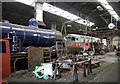 Inside the Aviemore engine shed