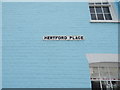 TM4656 : Hertford Place sign by Hamish Griffin