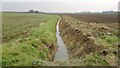 Recently cleaned out ditch near Glengariff House