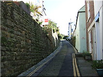NZ7818 : Narrow street, Staithes  by JThomas