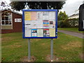 TM0321 : Noticeboard opposite library by Hamish Griffin