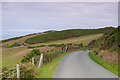 Ffordd i Barc Carafanau Morfa Bychan / Road to Morfa Bychan Caravan Park