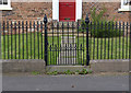 SK7884 : Railings and gate at Crown Cottage by Alan Murray-Rust