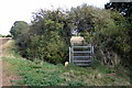 Footbridge on the path to Pasture Farm