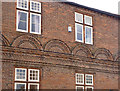 Decorative brickwork on The Old Hall