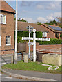 Fingerpost at North Wheatley crossroads