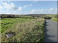 High point on the lane from Bloody Pool to Gidley Bridge