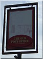 Sign for the Old Post Office pub