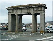 SH2582 : Admiralty Arch, Holyhead by Humphrey Bolton