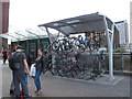 TQ3265 : Cycle rack at East Croydon station by Stephen Craven