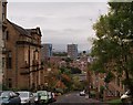 Looking down Garnethill Street