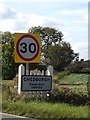 TL7957 : Chedburgh Village Name sign by Geographer