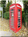 Telephone Box on the A143 Bury Road