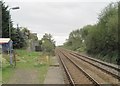 TM4598 : Haddiscoe (low level) railway station (site), Norfolk by Nigel Thompson