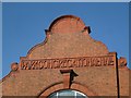 Gable end and lettering, Park Congregational Hall, Himley Street, Dudley