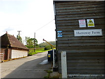 SU7121 : Yard entrance at Harroway Farm by Shazz