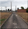 Large electricity substation in Wem