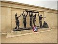 SK1814 : The Stretcher Bearers Sculpture,  The Armed Forces Memorial by David Dixon
