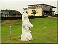 SK1814 : ATS Statue and Millennium Chapel at the National Memorial Arboretum by David Dixon