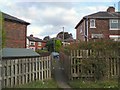 Ginnel into Donald Avenue