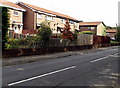 Houses on the north side of Van Road, Caerphilly