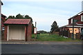 Bus stop and a path to Silver Street from High Burgage, Winteringham