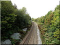 Railway towards Caerphilly Station