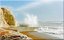 TV4898 : Seaford: storm, February 1990 by Ben Brooksbank