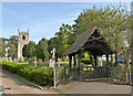 Lychgate and churchyard, Clarborough