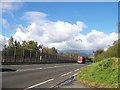 The A814 near Faslane Naval Base