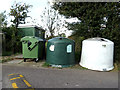 TL7348 : Hundon recycling containers by Geographer