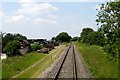 The line to Bicester passes a yard