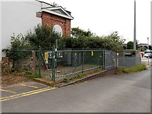 SJ4913 : Howard Street electricity substation in Shrewsbury by Jaggery