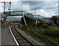 View north from Tondu railway station