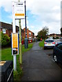 Looking northward on Botley Drive from bus stop