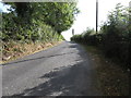 Ascending to the highest point on Bonecastle Road