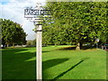 The village sign at Marsh Green