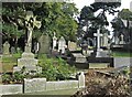 Spital - Cemetery - gravestones to SW of chapel