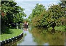 SJ9330 : Trent and Mersey Canal east of Burston, Staffordshire by Roger  D Kidd