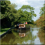 SJ9330 : Trent and Mersey Canal east of Burston, Staffordshire by Roger  D Kidd