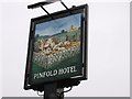 Pinfold Hotel pub sign