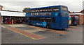 Bluestar double-decker bus in Lymington bus station