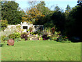 NZ0971 : Corner of the garden, Cheeseburn Grange by Oliver Dixon