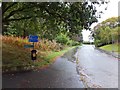 Cycleway signpost, Dalsholm Road, Maryhill