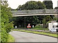 Footbridge over the A617 at Pleasley