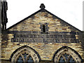 Inscription on Ebenezer church, Halifax