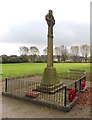 The War Memorial in Barnes Park, Grassmoor