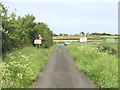 Signs approaching the River Bann, Derrylard